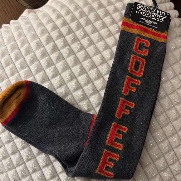 COFFEE KNEE SOCKS - Picture 4 of 5